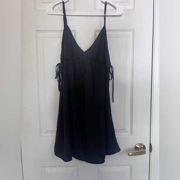Divided Dresses & Skirts - H&M Black Strappy V-Neck Dress